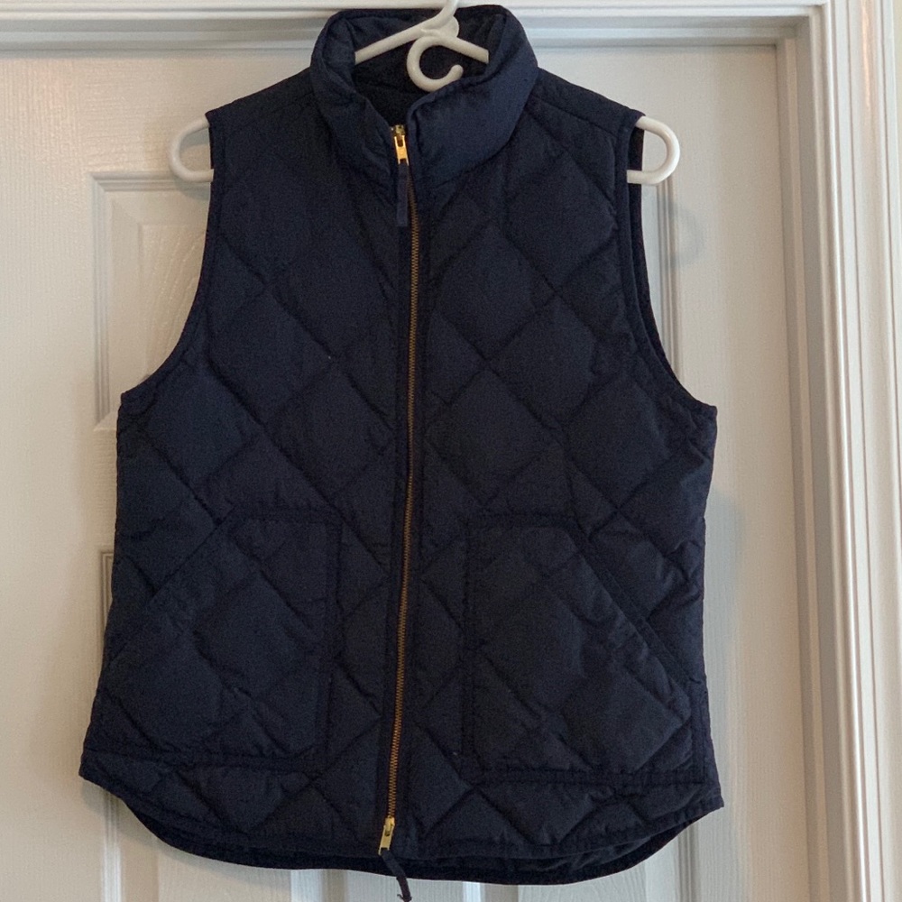 J Crew Navy Vest